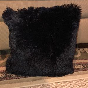 Black decorative pillow